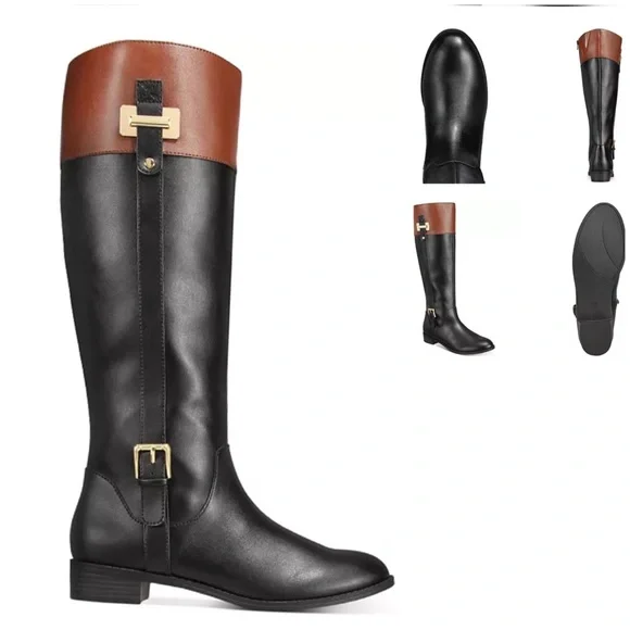 Riding Boots Tall WIDE CALF 17 inches - Picture 8 of 12